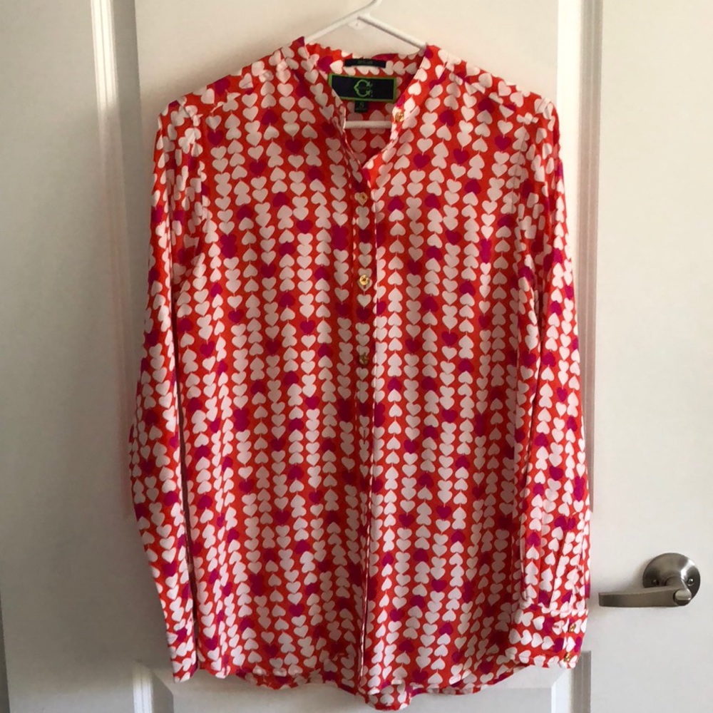 C wonder heart blouse